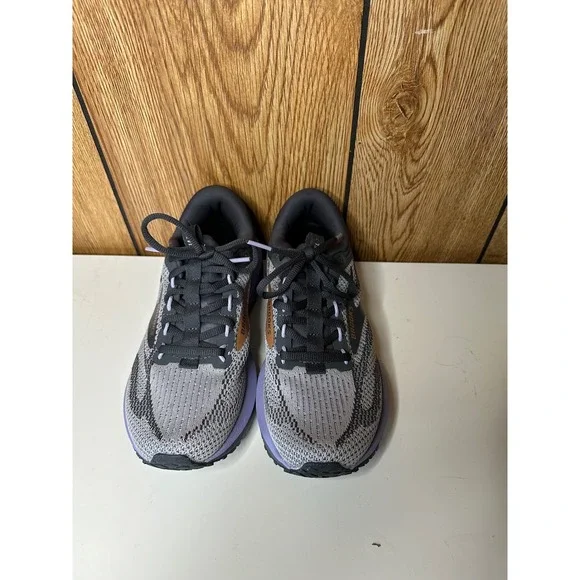 Brooks Revel 7 Women's Running Shoes Gray Purple Athletic Sneakers - Picture 2 of 7